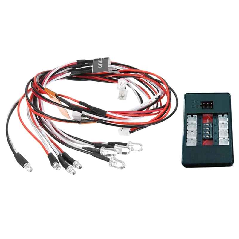 

12LED Rc Linkage Car Light Two-In-One Car Light Group 1/10 Remote Control Car Steering Brake Light
