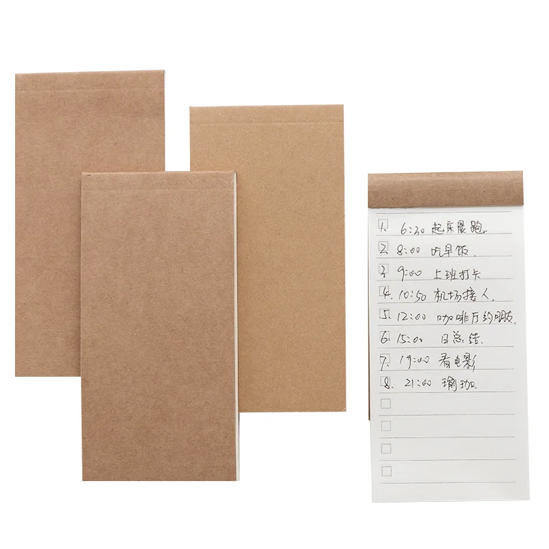 

50sheets Creative Stationery Tearable Note Books Daily To Do List Loose-leaf Carry Notepad