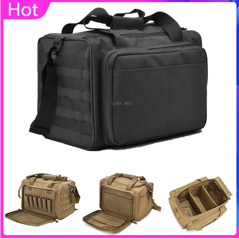 

Tactical Gun Bag MOLLE Shooting Hunting Cs Military Training Pistol Holster Case Army Combat Arisoft Accessories Paintball Pouch