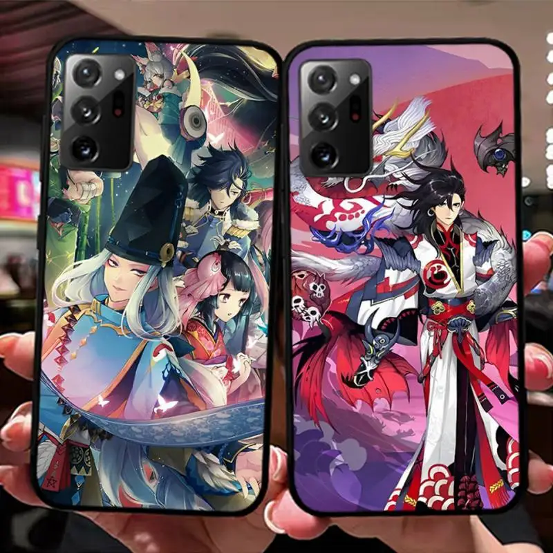 

Cartoon Onmyoji Phone Case for Samsung Note 5 7 8 9 10 20 pro plus lite ultra A21 12 72