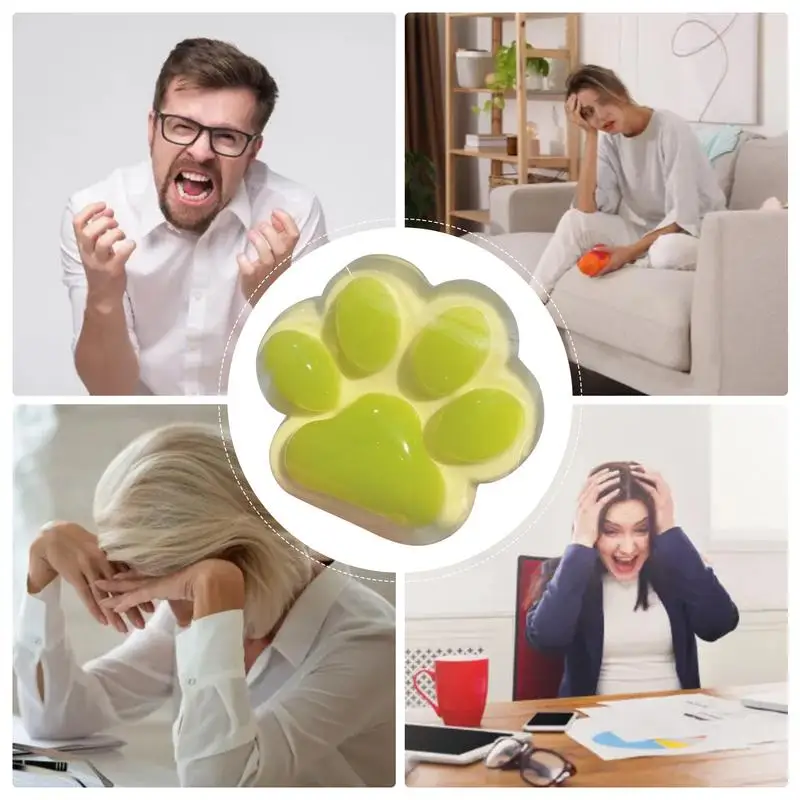 Сжимаемая игрушка в виде кошачьей лапы Игрушки Игрушка отскока Мяч для Непоседа