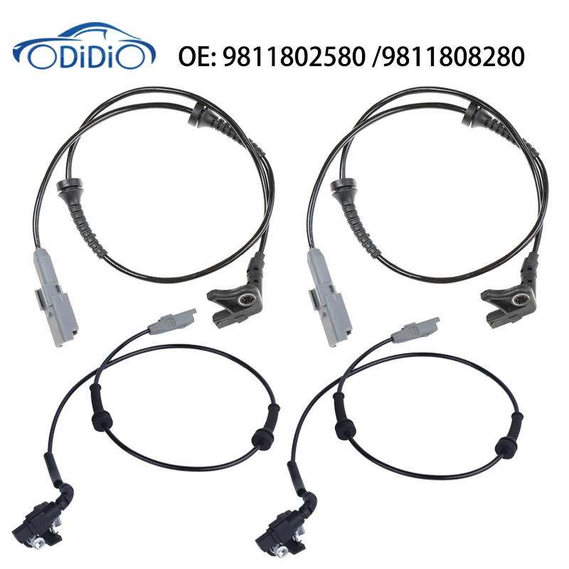 

9811802580 9811808280 Передний и задний датчик ABS Датчик скорости колеса для Peugeot 307 308 408 3008 Citroen C4L 4545L0 454508 9635384780
