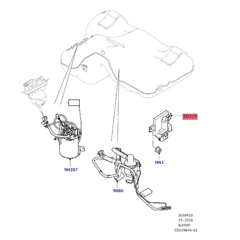 Модуль управления топливным насосом автомобиля LR 097220 T4A16365 для Land Range Rover Evoque Velar