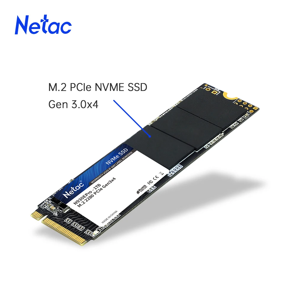 Жесткий диск Netac M2 ssd 256 ГБ NVME SSD 1 ТБ M.2 2280 PCIe 128 512 Внутренний твердотельный для
