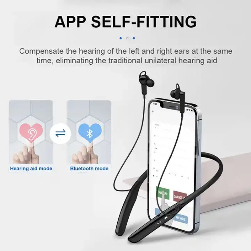 Слуховой аппарат Bluetooth аудиоусилитель цифровой интеллектуальный слуховой с