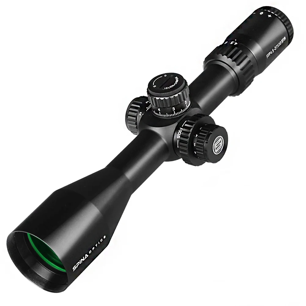 

Spina Optics HD 4.5-27X50 FFP Hunting Scope First Focal Plane scopes Tactical Glass Etched Reticle Optical Sights