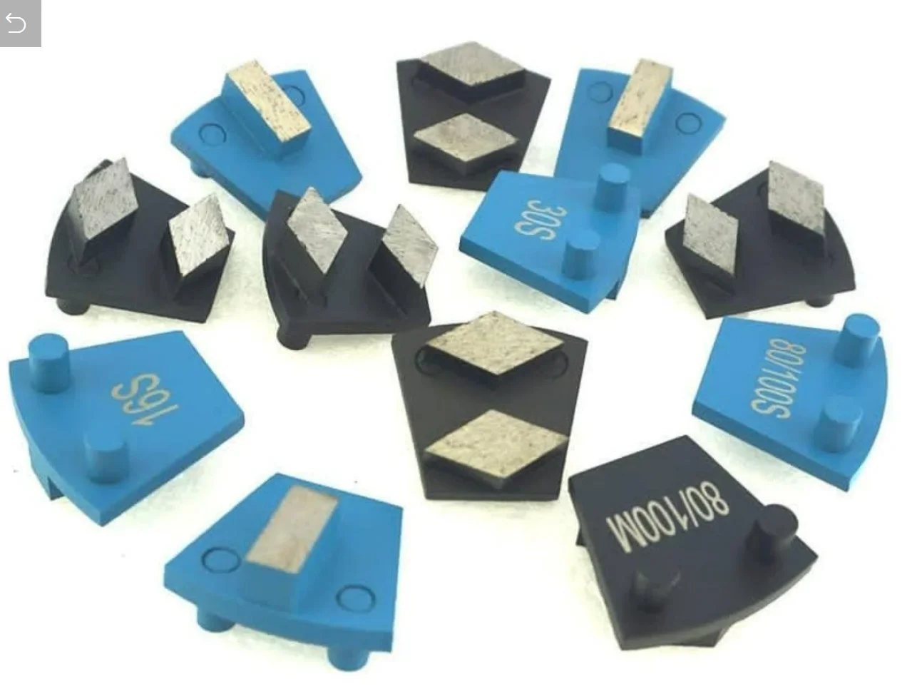 [Для шлифовального станка для пола] 9 шт. алмазный Гранит Бетон шлифовальный