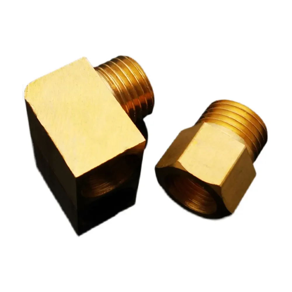 

M8 M10 M12 M14 Шаг 1 мм 1/8 "1/4" BSP Мужской Женский Латунный Прямой Колено 90 градусов Фитинг Трубы Соединитель Вода Газ Масло