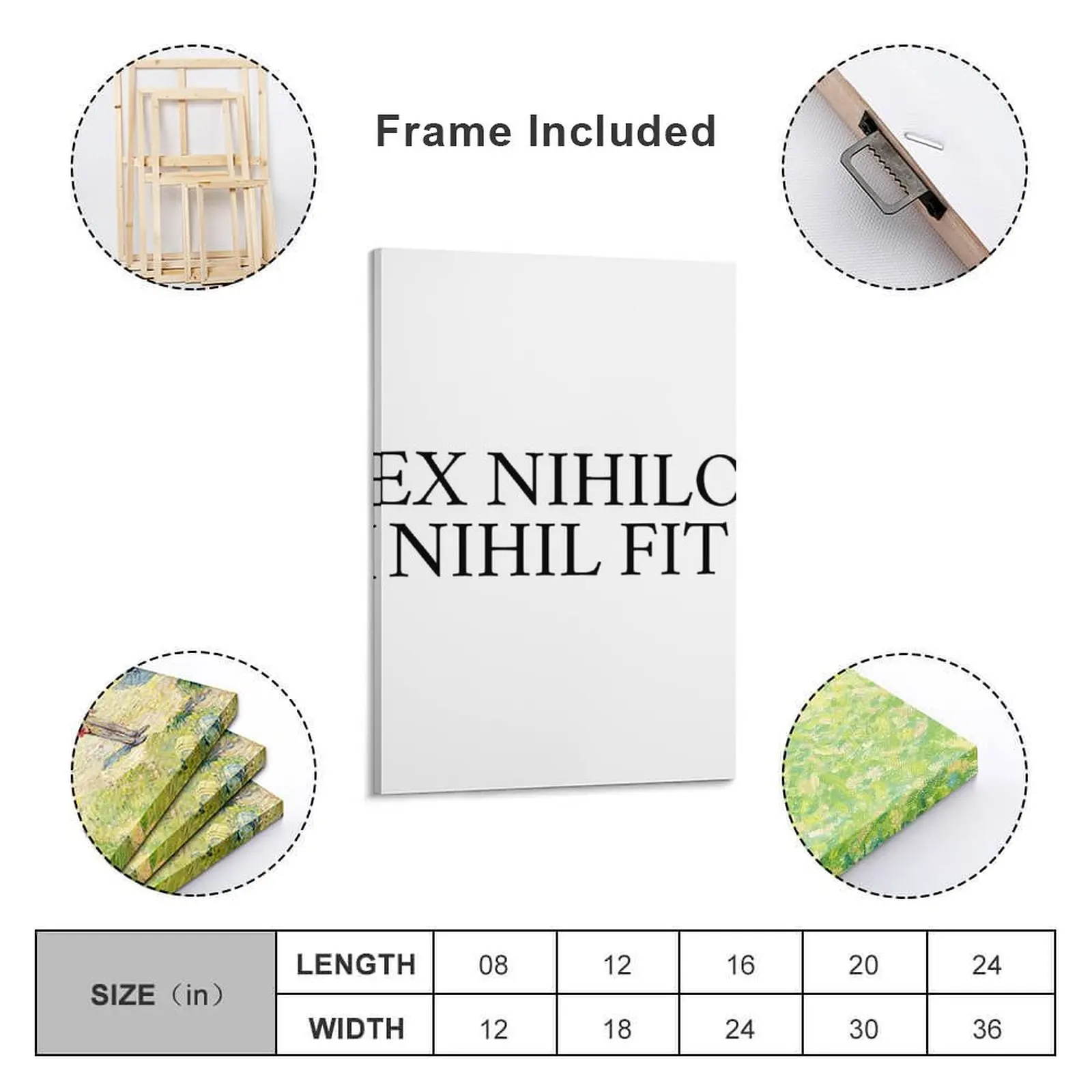 ex nihilo nihil fit холст картина декор спальни большие картины современные украшения