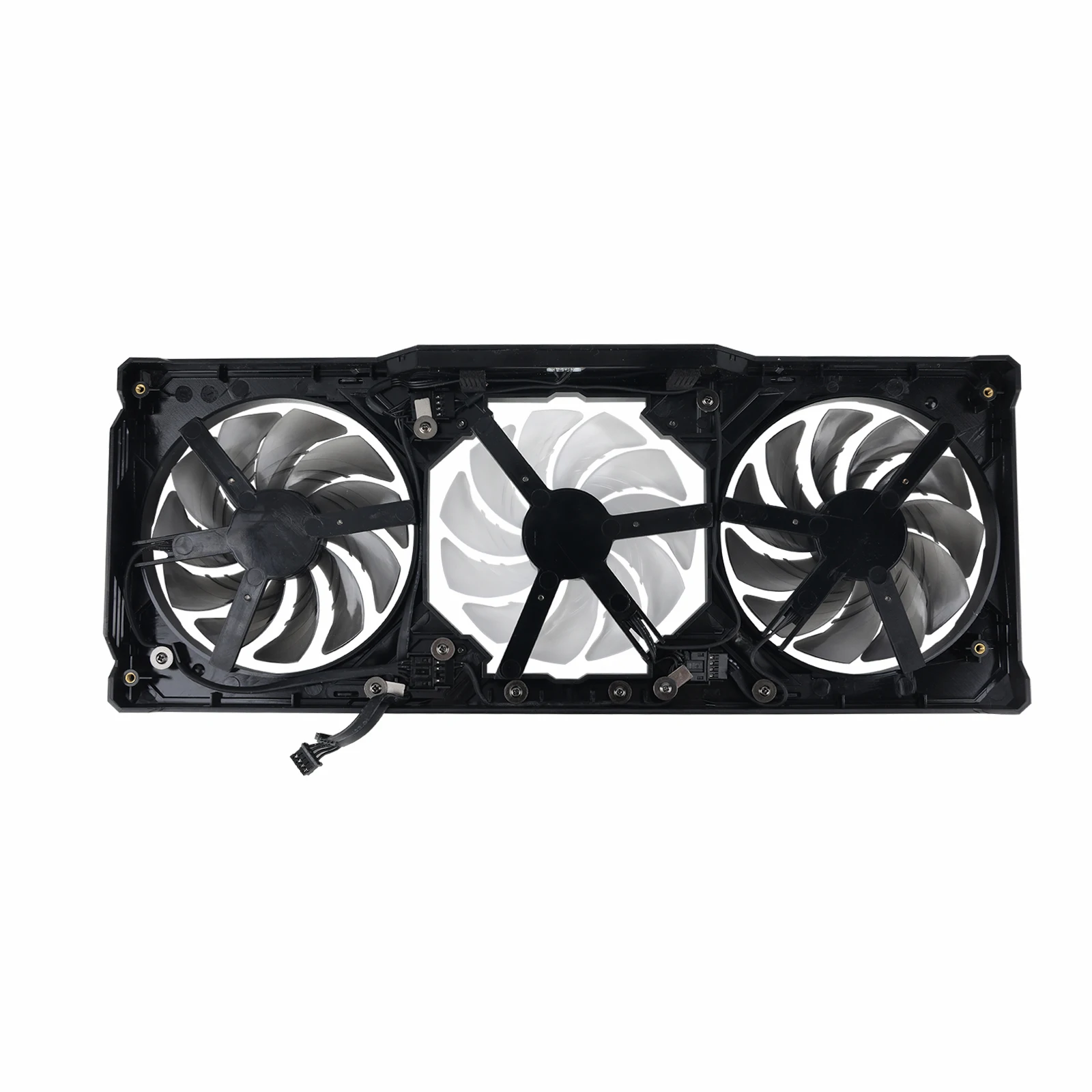 Фото Новый сменный корпус охлаждающего вентилятора для Asrock AMD Radeon RX 6800 6900 6950 XT Phantom Gaming Cooler Fan с чехлом и RGB №3