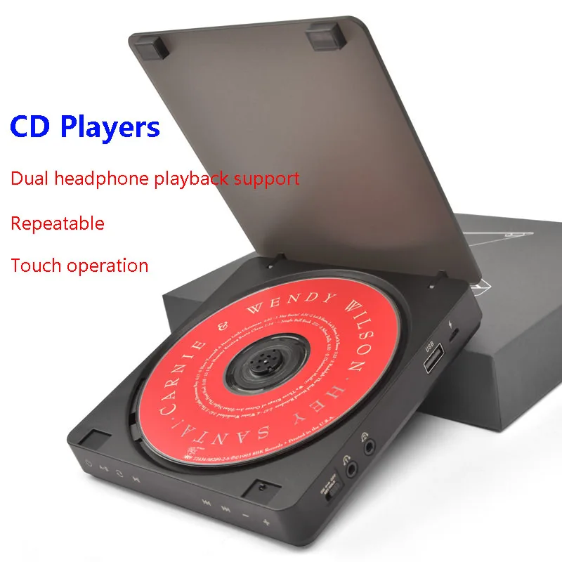 Audiophile Hifi Audio Player Dual Headphone Jack Rechargeable Usb Lossless Music Player Touch Operation