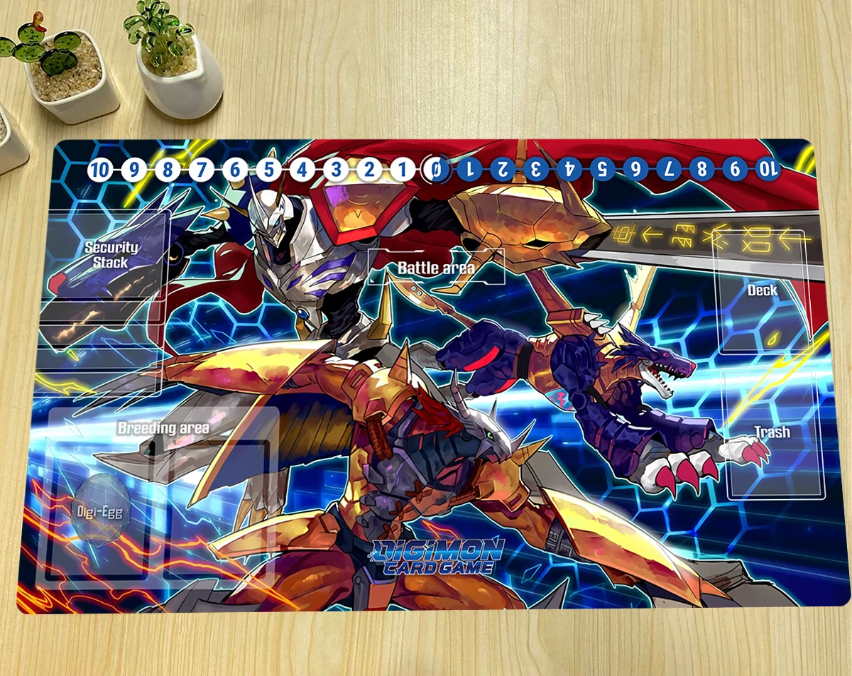 

Игровой коврик Digimon Omnimon Omegamon, настольные аксессуары, Бесплатная Сумка