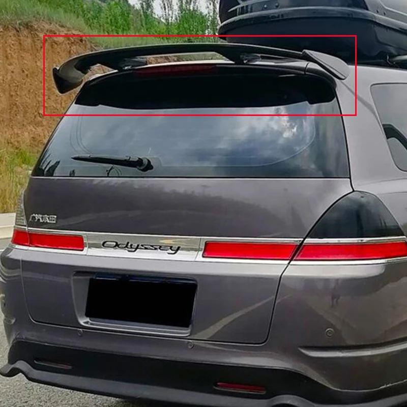 Для универсального спойлера на крышу новый Honda Odyssey материал ABS черный багажник