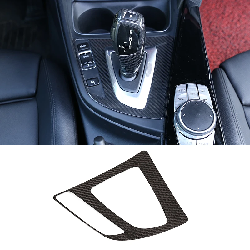 

Консоль переключения передач из углеродного волокна для BMW 3 4 серии GT F30 2013-2019, 1 шт.