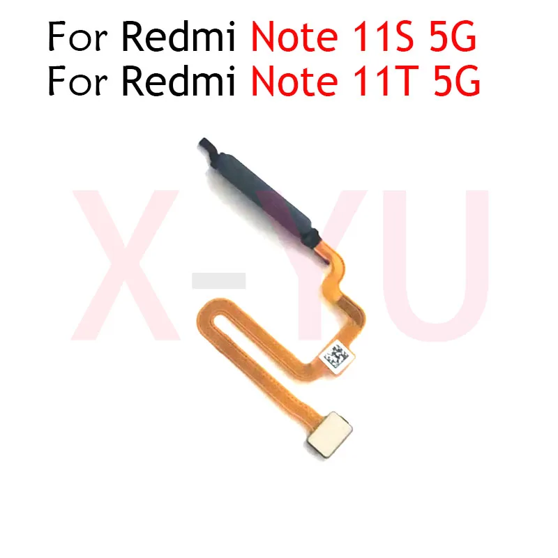 Для Xiaomi Redmi Note 11T 5G / 11S устройство для чтения отпечатков пальцев Сенсорный датчик