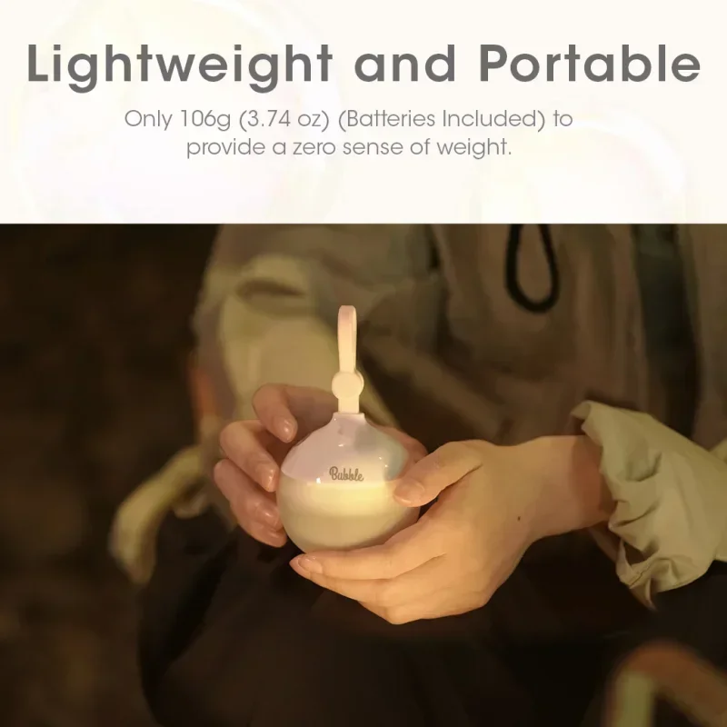 NITECORE Bubble Кемпинговый фонарь 100 люмен Портативный магнитный светодиодный съемный