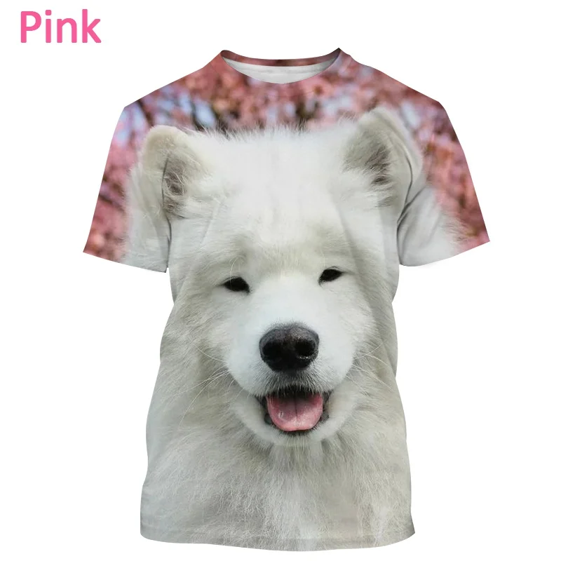 Повседневная Милая футболка с 3D-принтом для мужчин и женщин рисунком животных