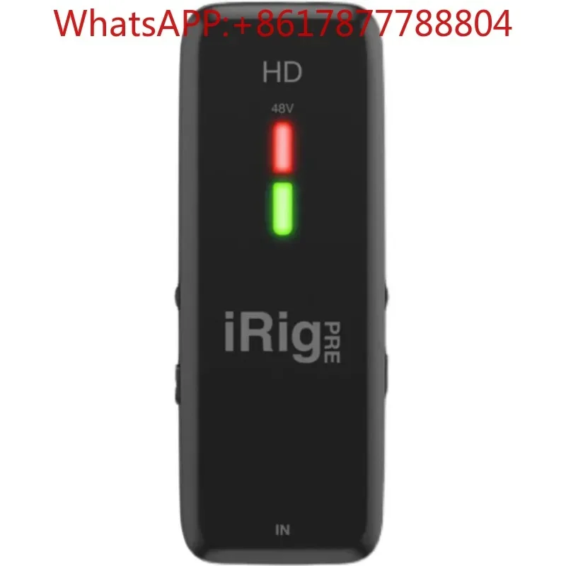 IK Multimedia iRig Pre 2 HD 48 В микрофонный усилитель с подвижной катушкой/емкостный
