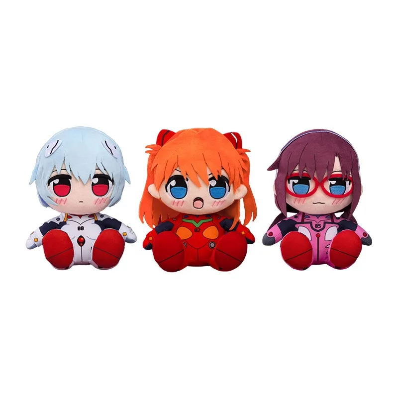 В наличии оригинальная GSC KURIPAN Ayanami Rei Soryu Asuka Langley Makinami Mari Illustrious 17 см плюшевая