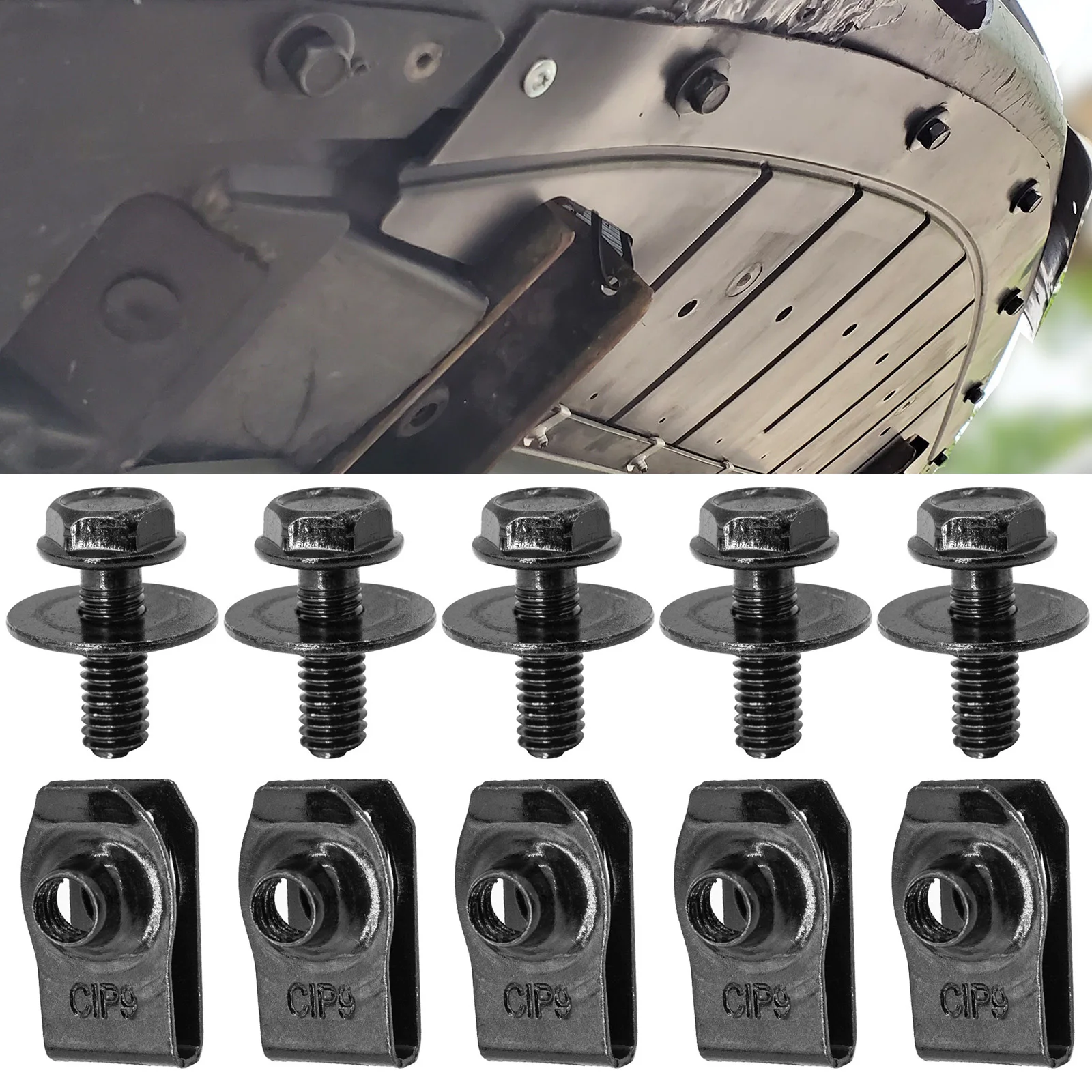 Болты и U-образные зажимы для кузова автомобиля M6 защита от брызг двигателя под крышкой для Nissan QASHQAI Rogue Sport Juke Almera Leaf Frontier Болты и U-образные зажимы для кузова автомобиля M6 защита от брызг двигателя под крышкой для Nissan QASHQAI Rogue Sport Juke Almera Leaf Frontier