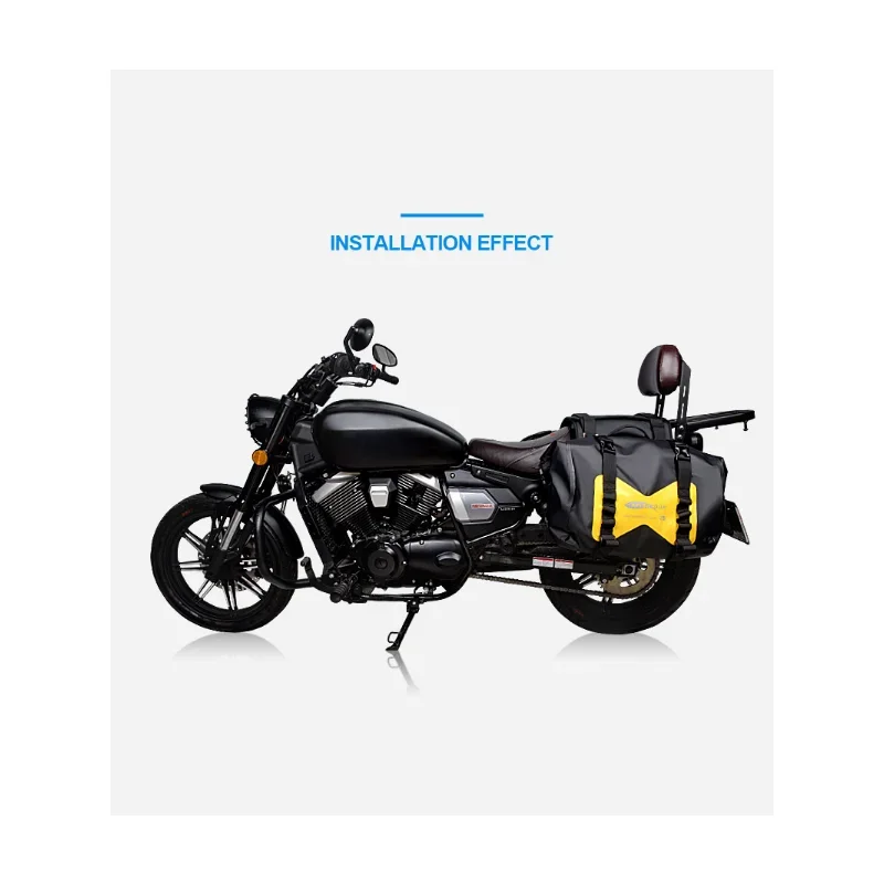 Водонепроницаемая боковая сумка для мотоцикла 25 л большая вместительная заднего