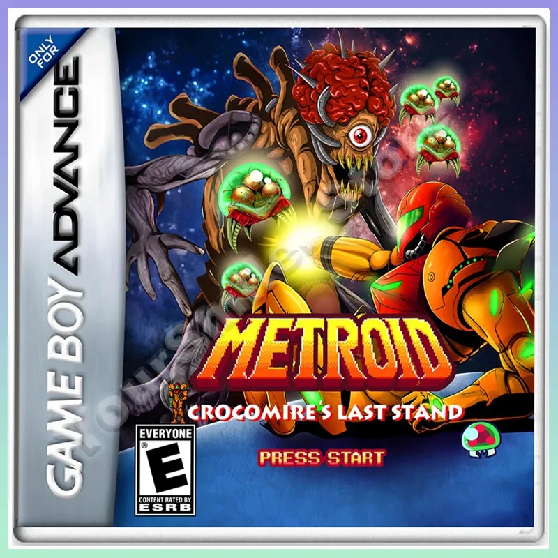 Игровая карта GBA Metroid: последняя подставка Crocomire переработанная память на