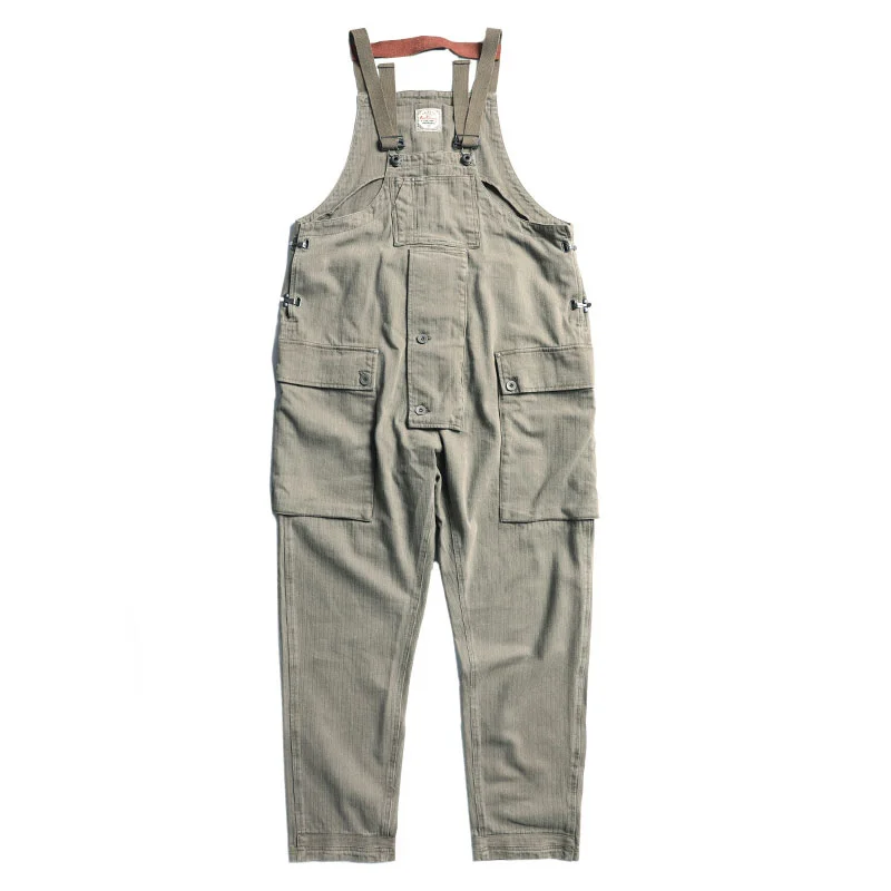

NC-0005 High Quality Retro Heavy Washed Loose fitting Overall