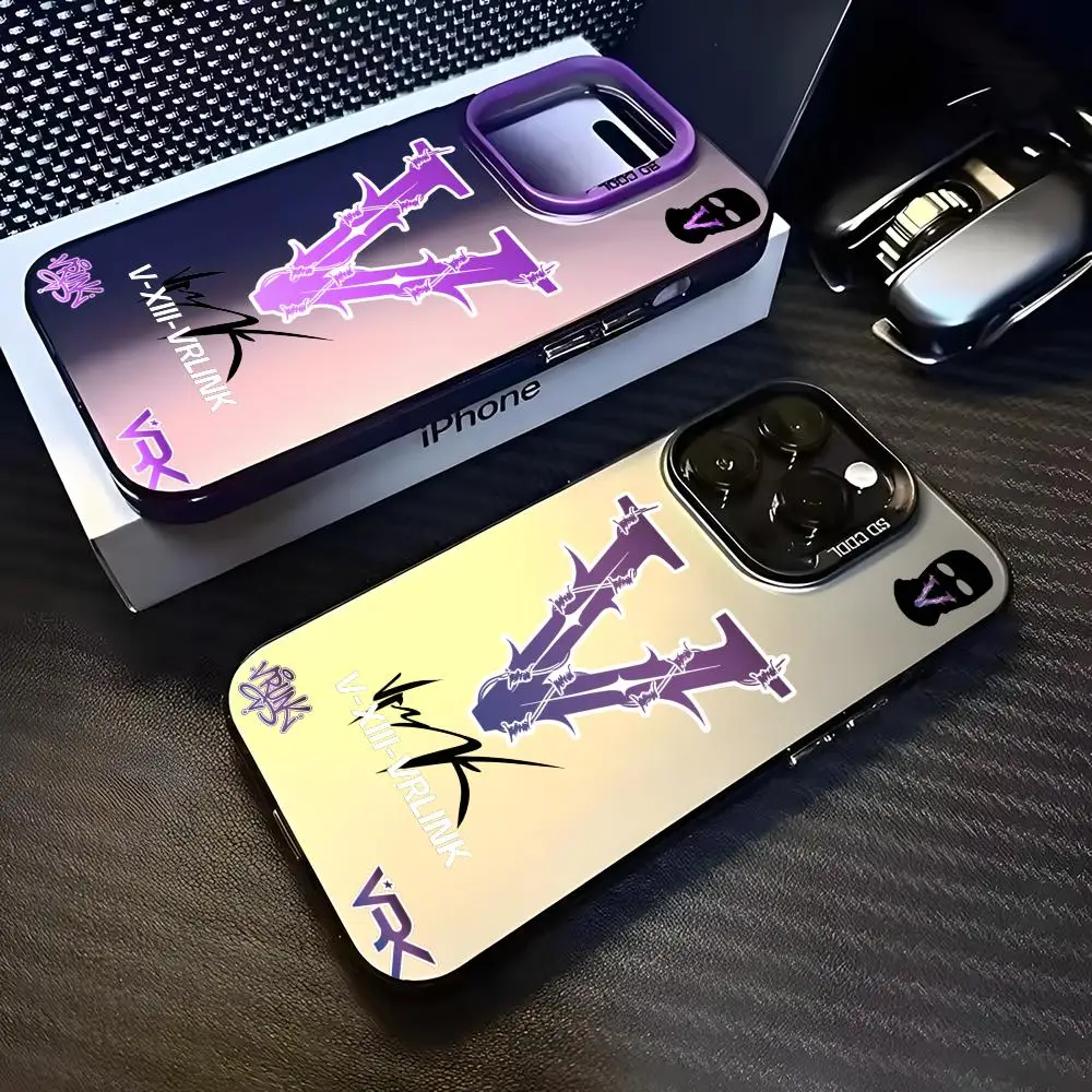 Фото Чехол для телефона lMDColor Silver Shell для iPhone 17, 16, 15, 14, 13, 12, 11 Pro Max Plus, модный дизайн, бренд VRUNK №1
