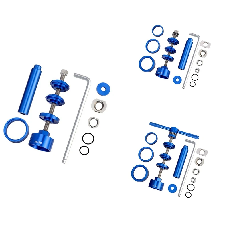 

HOT Mountain Bike Road Fixes Gear Bicycle Axle Center Press-In Shaft Installation Disassembly Tool Suit BB86/PF30/92/386