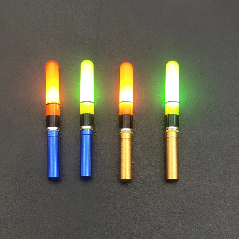 

2PCS Red/Green LED Light Stick For Fishing Float Tube Night Fishing Tackle Luminous Electronic Float LED Electric Float
