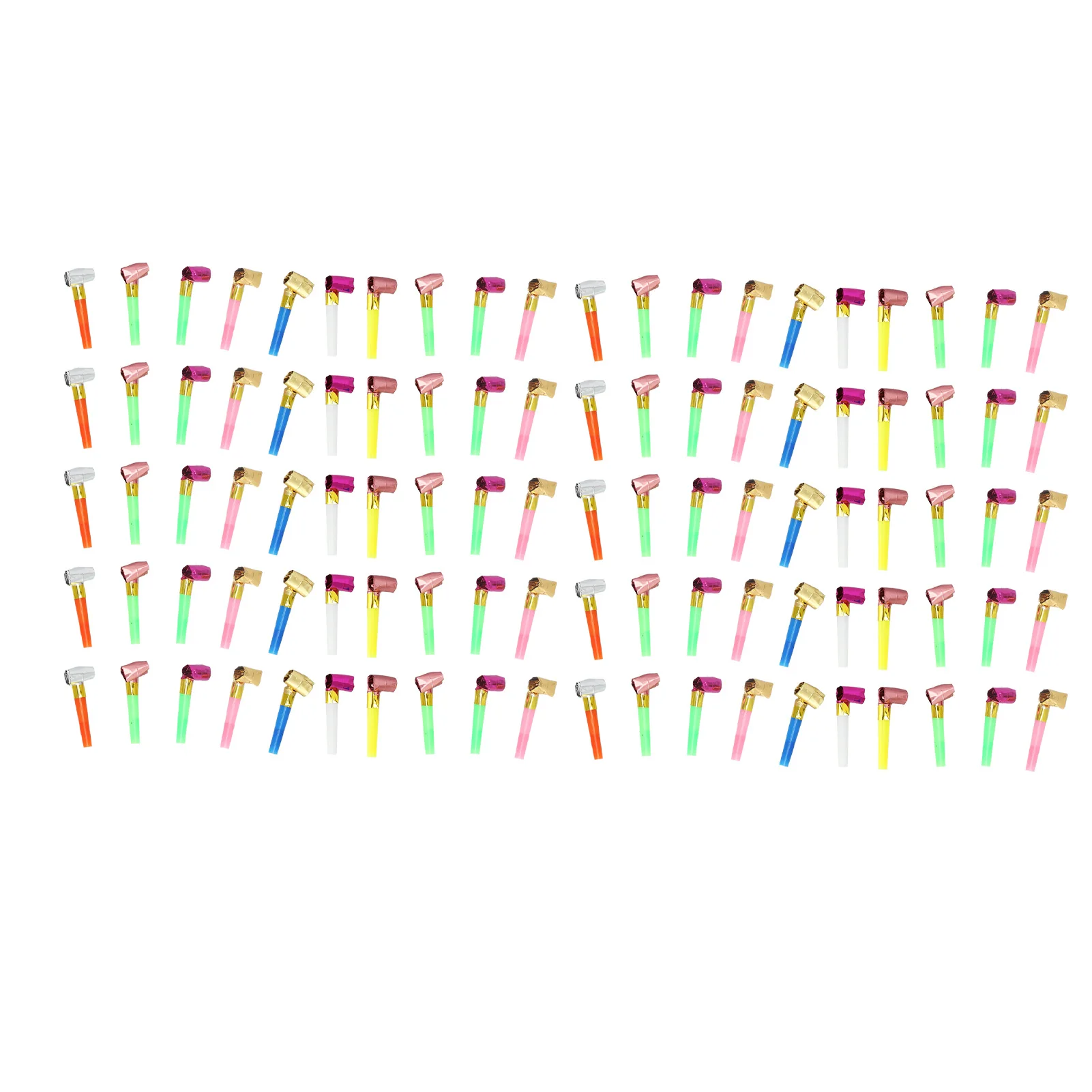 100 шт. Вечеринка воздуходувки красочные обдувы для дня рождения Новый год