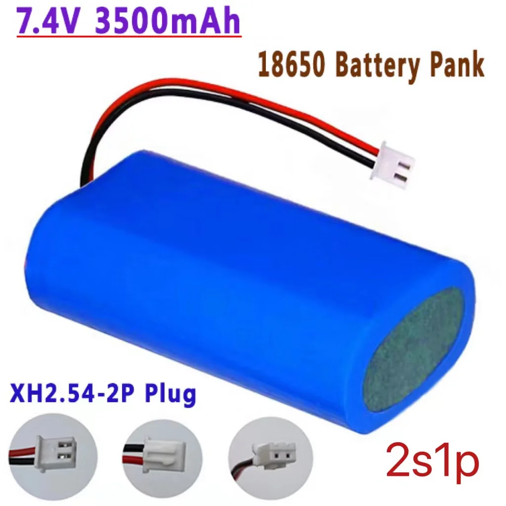 

7,4 V 3500mAh перезаряжаемая литиевая батарея для Мегафона динамика Bluetooth портативное зарядное устройство аксессуары части к игрушкам на ру 2S 18650...
