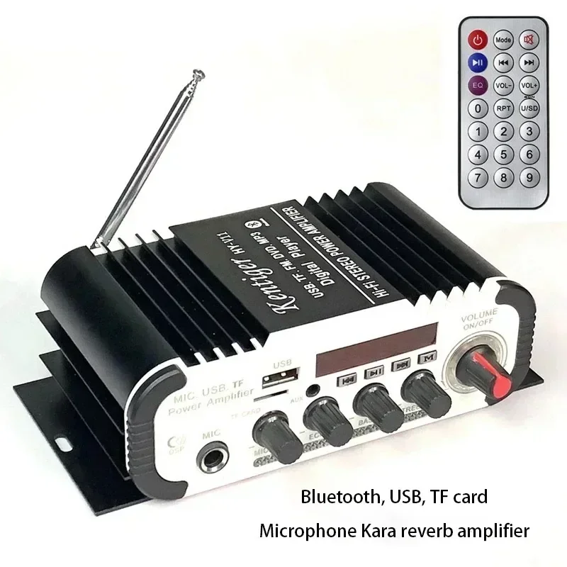 HY-V11 Усилитель мощности Bluetooth Караоке-микрофон Вставка карты памяти USB