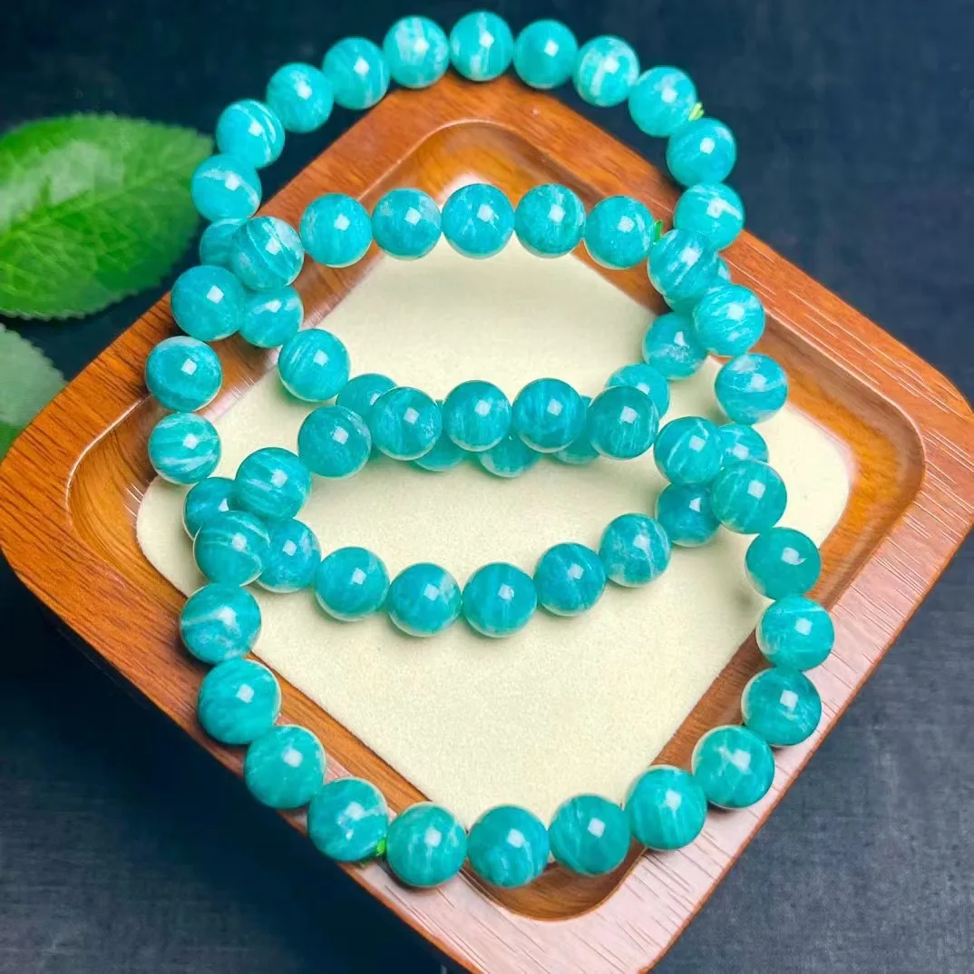 Лидер продаж браслет Unit One из натурального амазонита бусин