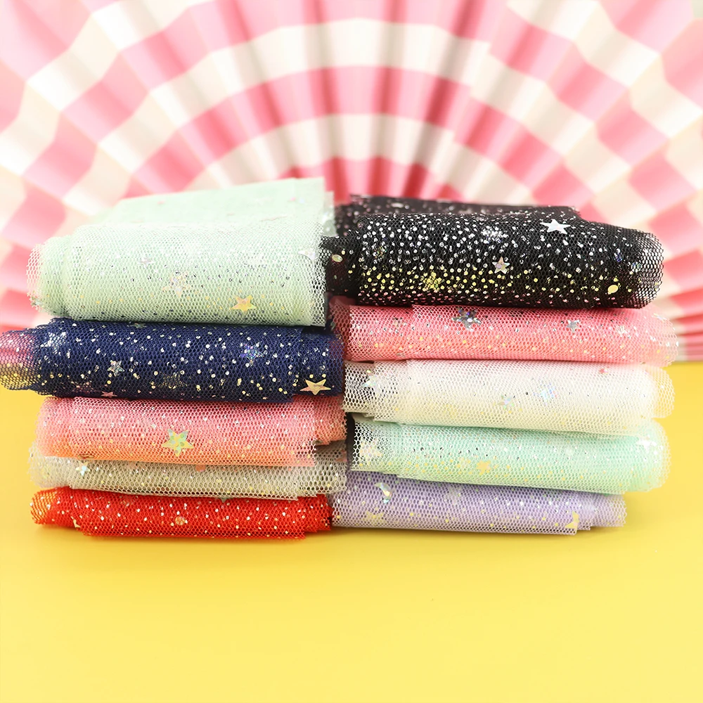 

Тюль с блестками, 6 см, 5 ярдов