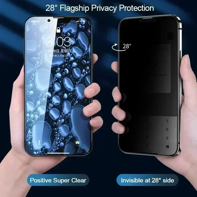 Фото 5 шт. Защитная пленка из закаленного стекла для Realme P4 P3x P1 Speed P3 Ultra P2 Pro 5G с функцией защиты от подглядывания и набором для удаления пыли №3