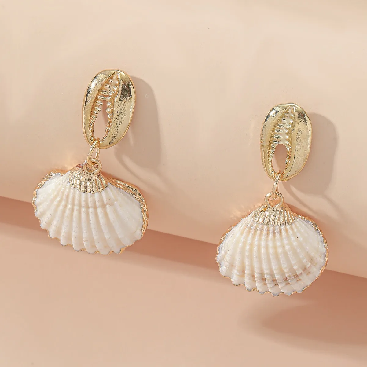2025 хит продаж новые модные повседневные серьги-подвески в форме ракушки для