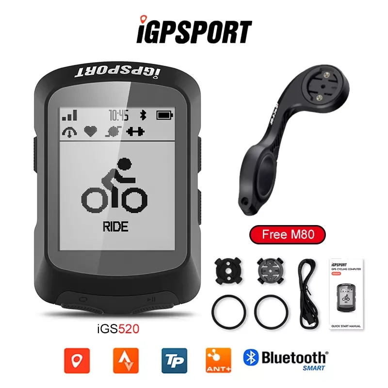 

iGPSPORT iGS520 Cycling Wireless Computer ANT+ Bicycle Speedometer Bike Cadence Sensor Computer Accessories