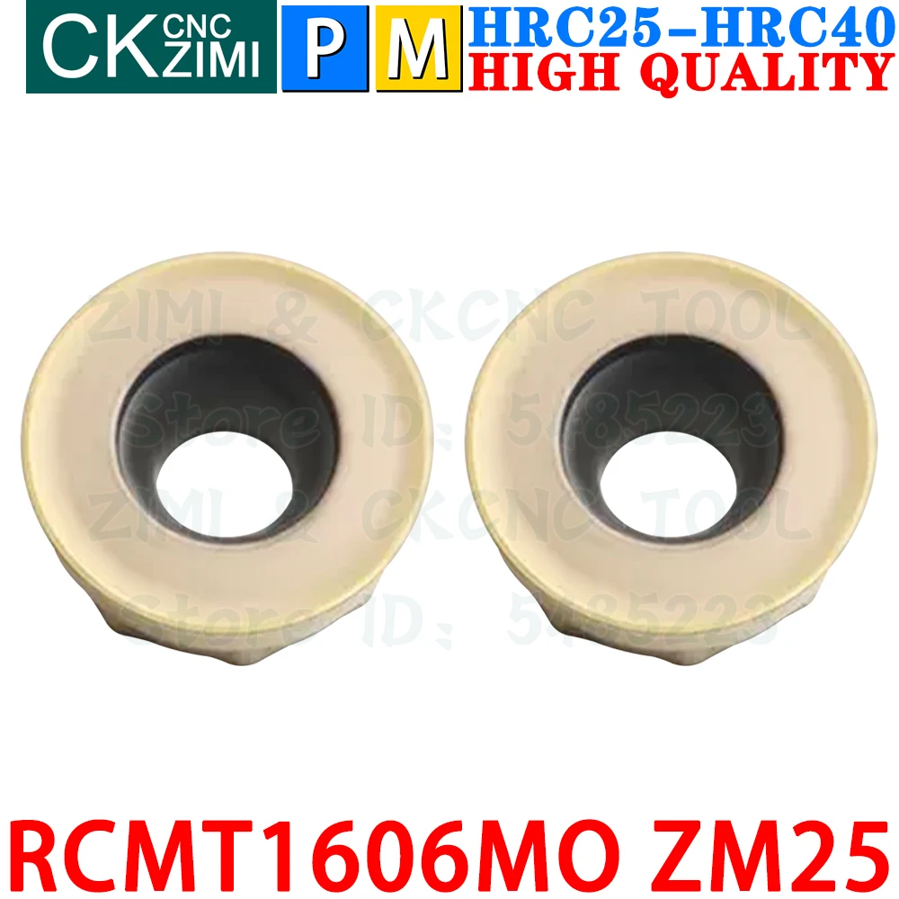 Фото RCMT1606MO ZM25 RCMT 1606 MO EMRW 8R Твердосплавные пластины Пластины для круглого фрезерования Индексируемые инструменты для торцевого фрезерования Инструменты для токарных станков с ЧПУ Для стали Нержавеющая сталь №4