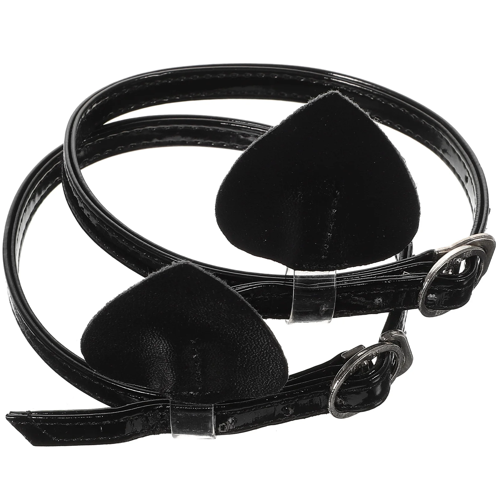 

PU Lady High Heeled Shoe Bungee Shoelaces Tie Elastic Shoelace Sep- in Anti Shoe Straps with Buckle