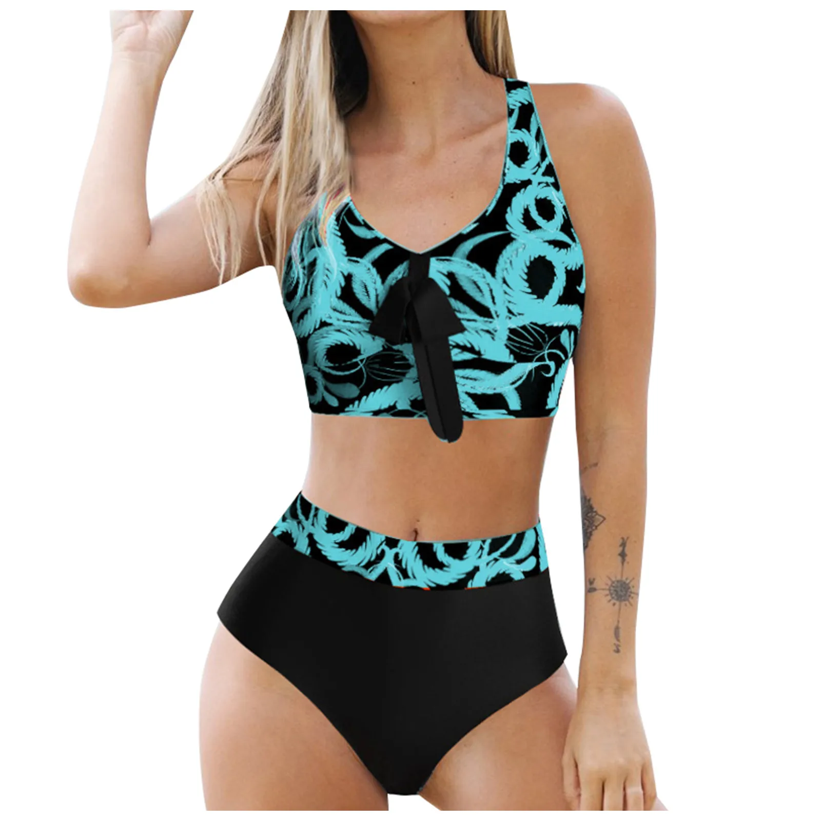 

Новинка 2022, модный летний женский пикантный однотонный купальник с бюстгальтером пуш-ап, купальники, пляжная одежда, бикини, комплект из 2 пр...