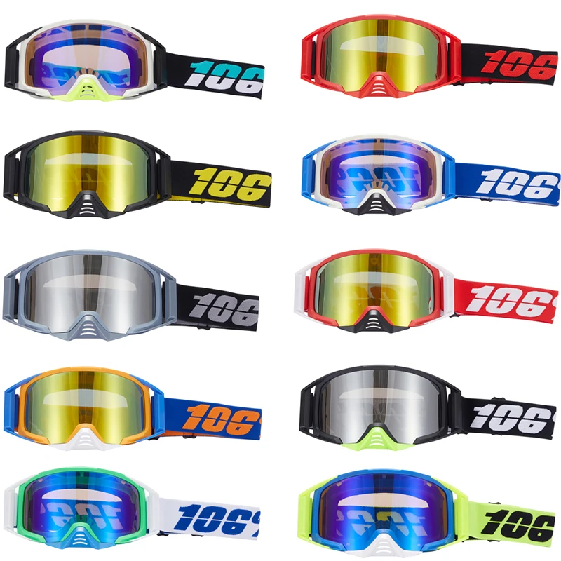 

2022 Newest Motorcycle Sunglasses Motocross Safety Protective MX Night Vision Helmet Goggles Driver Driving Glasses for Sale