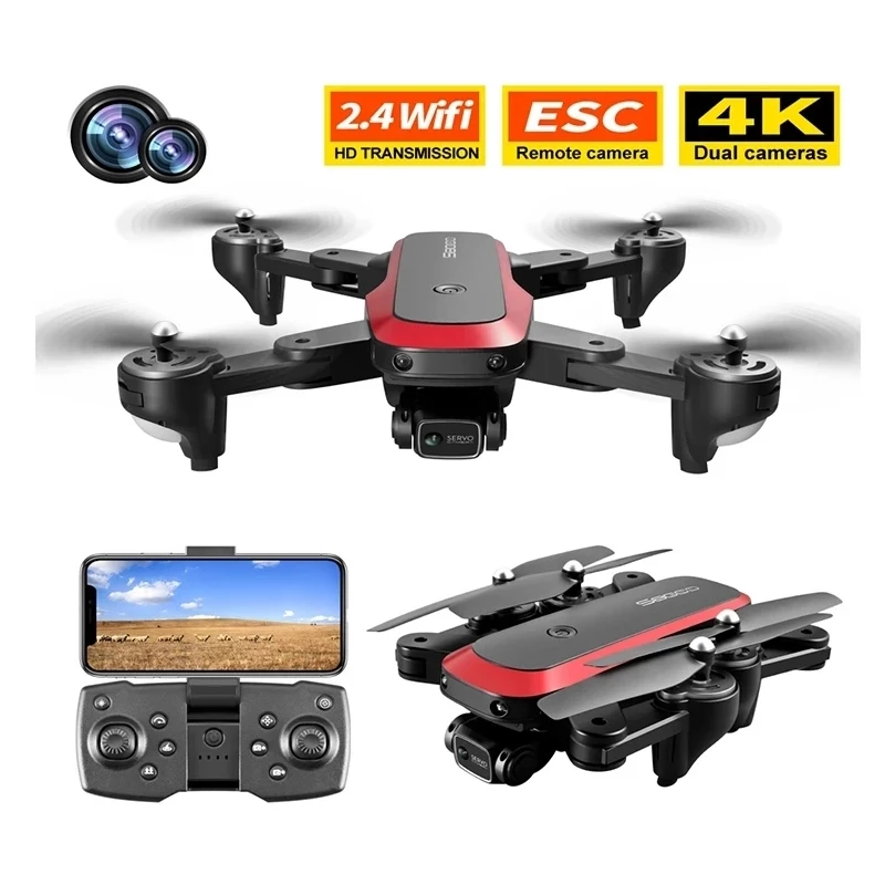 

New S8000 Drone 4K ESC Dual Camera Optical Flow Positioning Professional Aerial Photography Folding Gimbal Flight RC Quadcopter