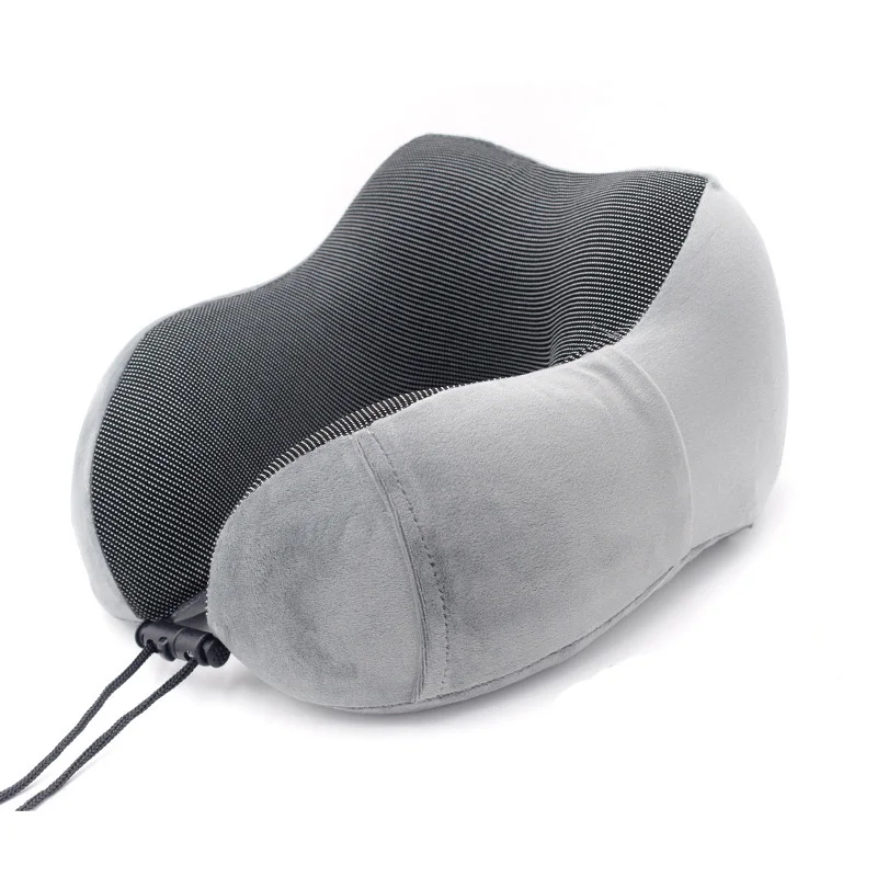 

Car U Shaped Memory Foam Neck Pillows Soft Slow Rebound Space Travel Pillow Solid Neck Cervical Healthcare Bedding DropShipping