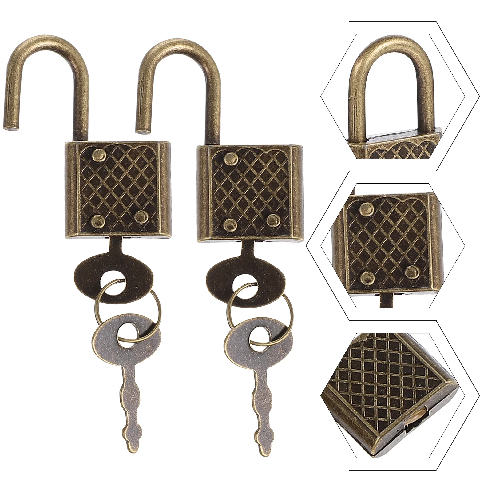 

10 Pcs Padlock Drawer Locks Bags Notebook Locks Suitcase Lock Zinc Alloy Notebook Locks Rustproof Locks