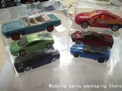 50/100 шт. 8 2X4 3X4 1 82*40*30 мм ПВХ прозрачный MATCHBOX TOMY модель игрушечного автомобиля 1/64 TOMICA
