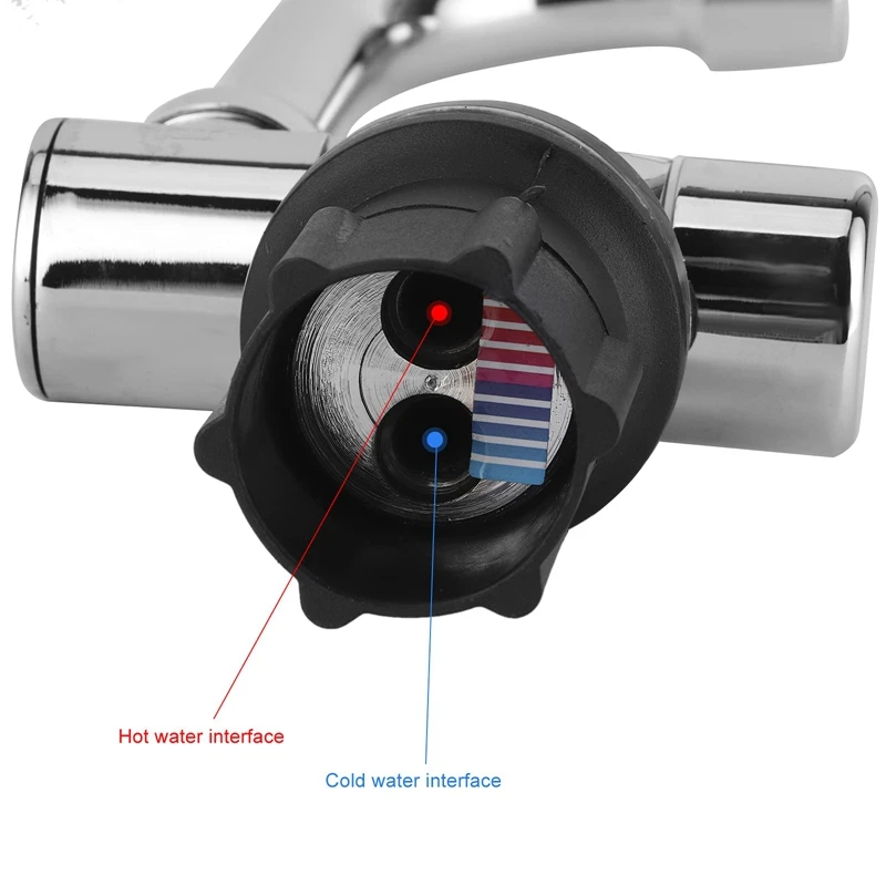 Акция! Складной регулируемый смеситель для раковины с поворотом на 360 градусов |