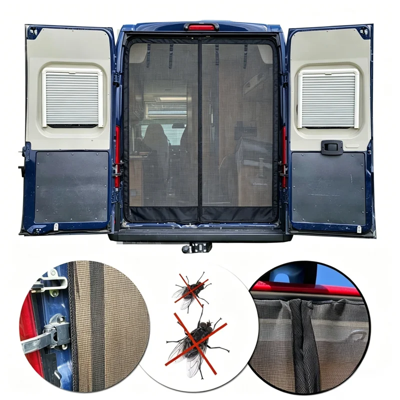 Фото Москитная сетка для задней двери фургона Fiat Ducato / Peugeot Boxer / Citroen Relay / Ram ProMaster 2006+ X250/X290 №2