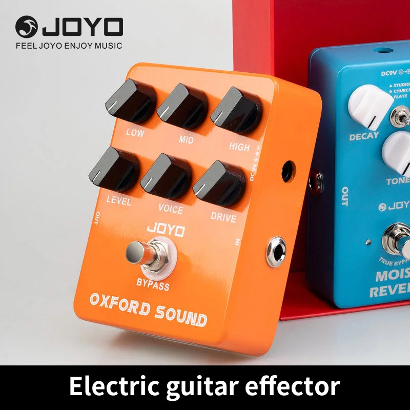 Фото Гитарная педаль JOYO JF-22 OXFORD SOUND Distortion: имитация классического британского рок-усилителя 70-х годов с высоким уровнем усиления для блюза, рока и хэви-метала №1