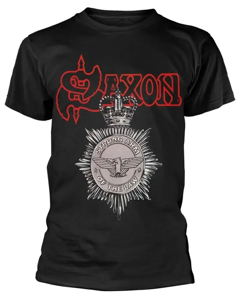 Официальная футболка Saxon Strong Arm Of The Law